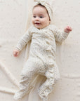 Organic Cotton Melanie Onepiece - Dainty Egret Blues