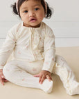 Bamboo Onepiece - Cherry Love Parchment