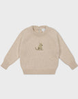 Ethan Jumper - Oatmeal Marle Leopard