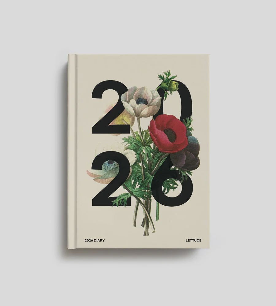 Lettuce | Daily Diary 2026 | Anemones - PRE ORDER
