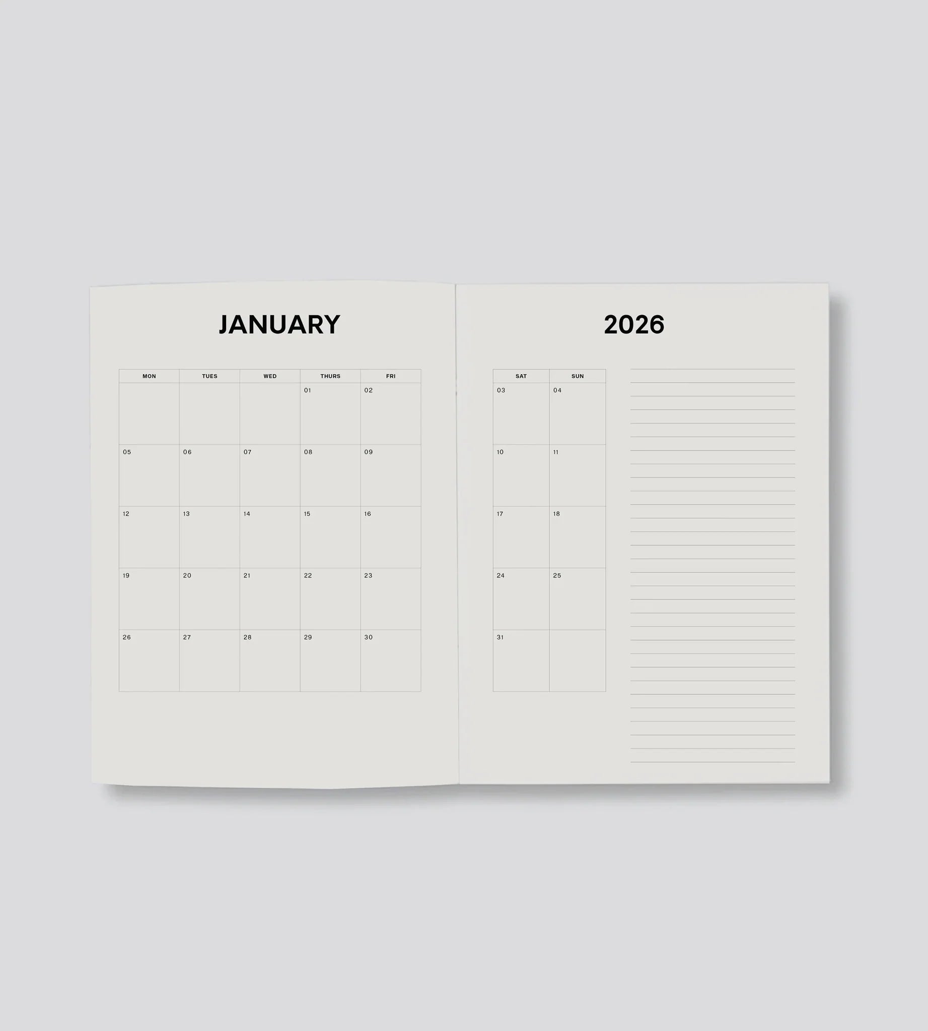 Lettuce | Daily Diary 2026 | Anemones - PRE ORDER