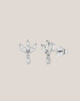 Lotus Studs - Silver