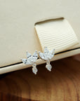 Lotus Studs - Silver