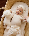 Merino Long Sleeve Bodysuit - Natural