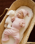 Merino Long Sleeve Bodysuit - Cloud Pink
