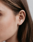 Mini Pearl Studs - Gold