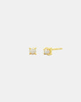 Mini Pearl Studs - Gold