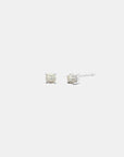 Mini Pearl Studs - Silver