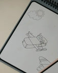 Mushie Reusable Water Colour Pad - Vehicles