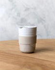 White Speckle 350ml Travel Mug / The Wanderer