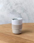 White Speckle 350ml Travel Mug / The Wanderer