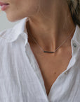 Bar Necklace - Silver