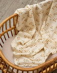 Organic Muslin Swaddle - Daisy