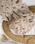 Organic Muslin Swaddle - Woodlands