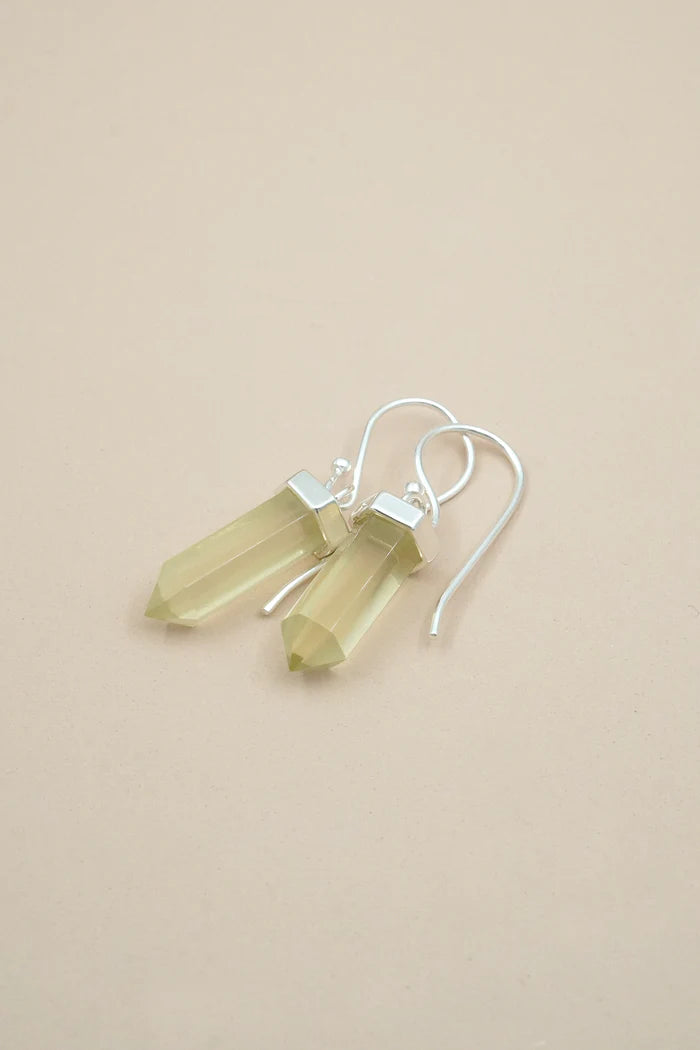 Citrine Inner Power Earrings – Silver