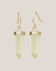 Citrine Inner Power Earrings – Gold