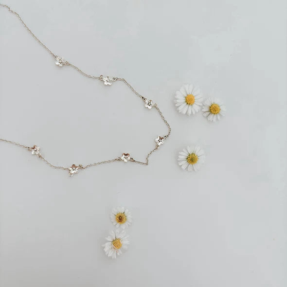 Daisy Chain Necklace | Gold