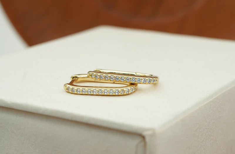 Inner Light Hoops - Gold
