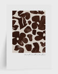 Gucci Flower Market Print - Chocolate | A3