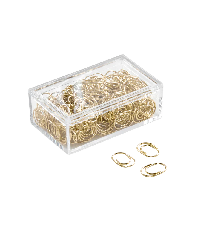 Paper Clips | Petite | Gold | Set of 120