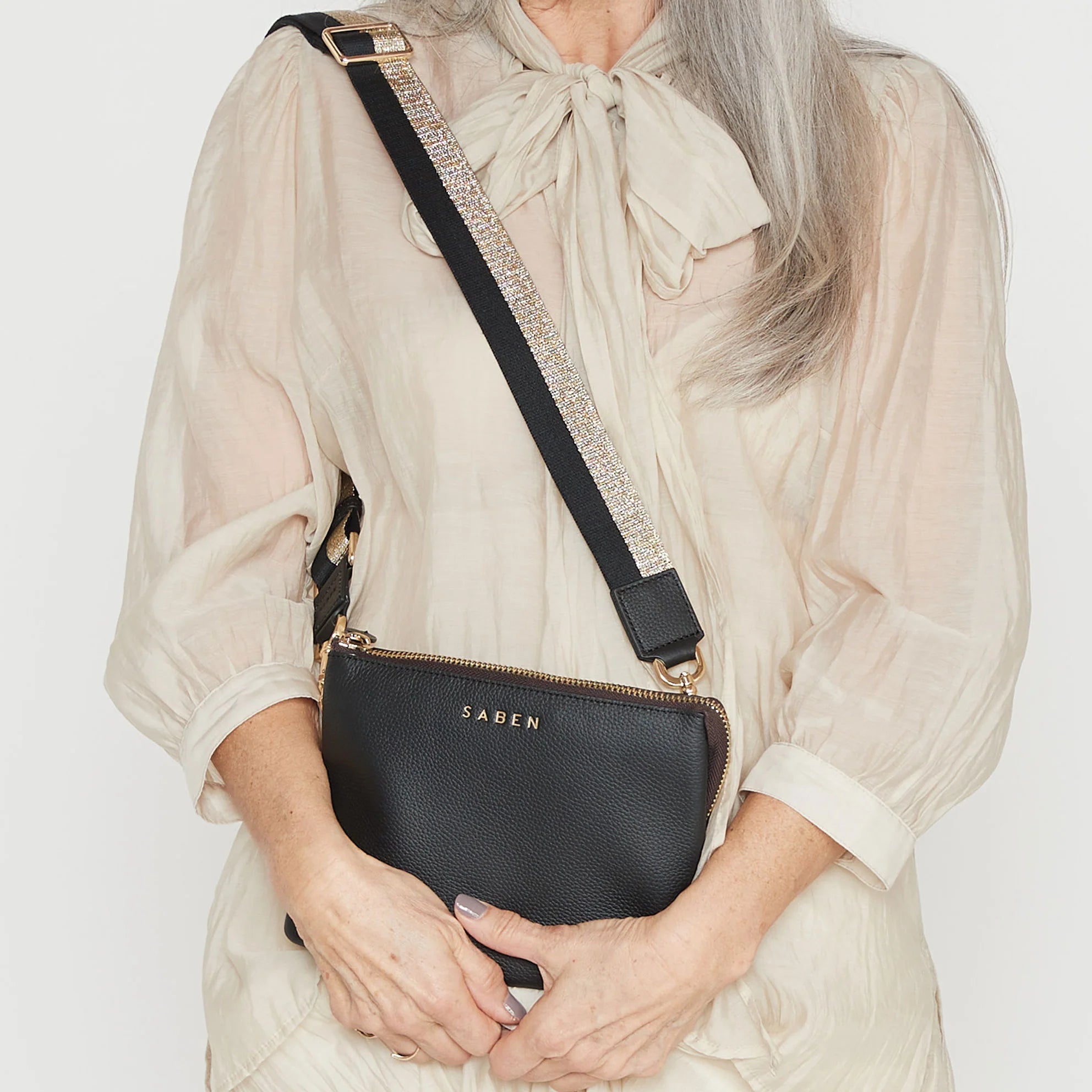 Feature Strap | Gold + Black