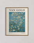 Almond Blossoms by Vincent Van Gogh | Oak Box Frame  A2 wWhite Border