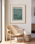 Almond Blossoms by Vincent Van Gogh | White Box Frame A2 wWhite Border