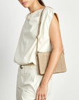 Tilly's Big Sis Crossbody | Tea Chevron