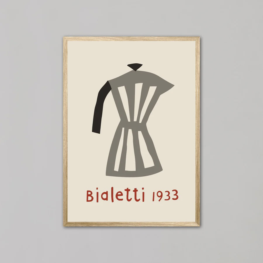Bialetti Moka | A1 | Oak Box Frame
