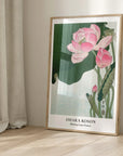 Blooming Lotus Flowers | A1 | White Box Frame