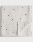 Organic Cotton Muslin Swaddle Blanket | Boats