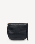 Fifi Crossbody | Black Croc