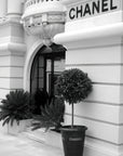 Chanel Boutique Store | Black Box Frame | A2 wWhite Border