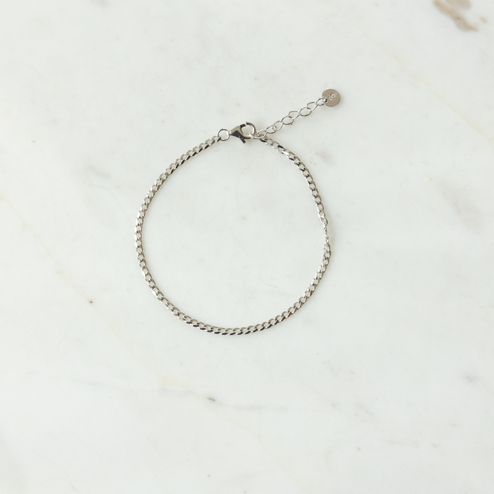 Curb Bracelet | Silver