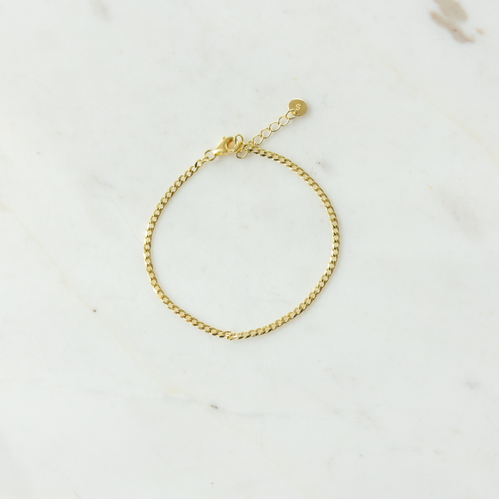 Curb Bracelet | Gold