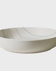 Coastal Junction Salad Bowl / Cream with Green Stripe