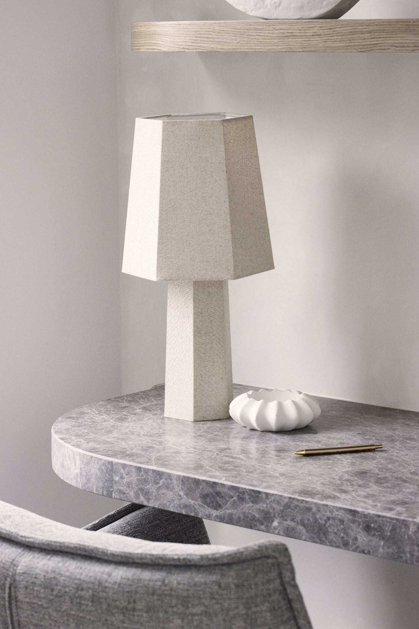 Jazz Concrete Tray | Small White