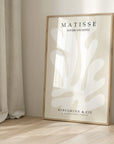 Floral Neutral Wall Art By Henri Matisse | A1 | White Box Frame