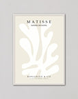 Floral Neutral Wall Art By Henri Matisse | A2 | White Box Frame