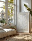 Floral Neutral Wall Art By Henri Matisse | A1 | White Box Frame