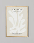 Floral Neutral Wall Art By Henri Matisse | A2 | Oak Box Frame