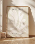 Floral Neutral Wall Art By Henri Matisse | A2 | Oak Box Frame