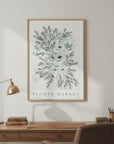 Flower Market Collection III | A3 | Oak Box Frame