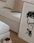 Prada Flowers Print | A3