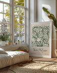 Green Flowers & Plants by Henri Matisse | A3 | White Box Frame
