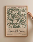 Green Flowers & Plants by Henri Matisse | A2 | Oak Box Frame