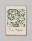Green Flowers & Plants by Henri Matisse | A2 | Oak Box Frame