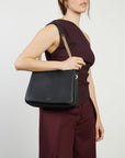 Florence Shoulder Bag | Black Bubble