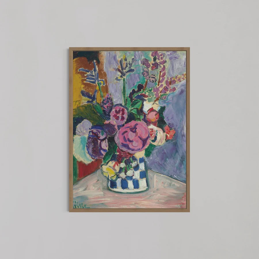 Les Pivoines  By Henri Matisse | Oak Box Frame | A1
