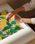 Limone Costa d'Amalfil | Oak Box Frame | A2